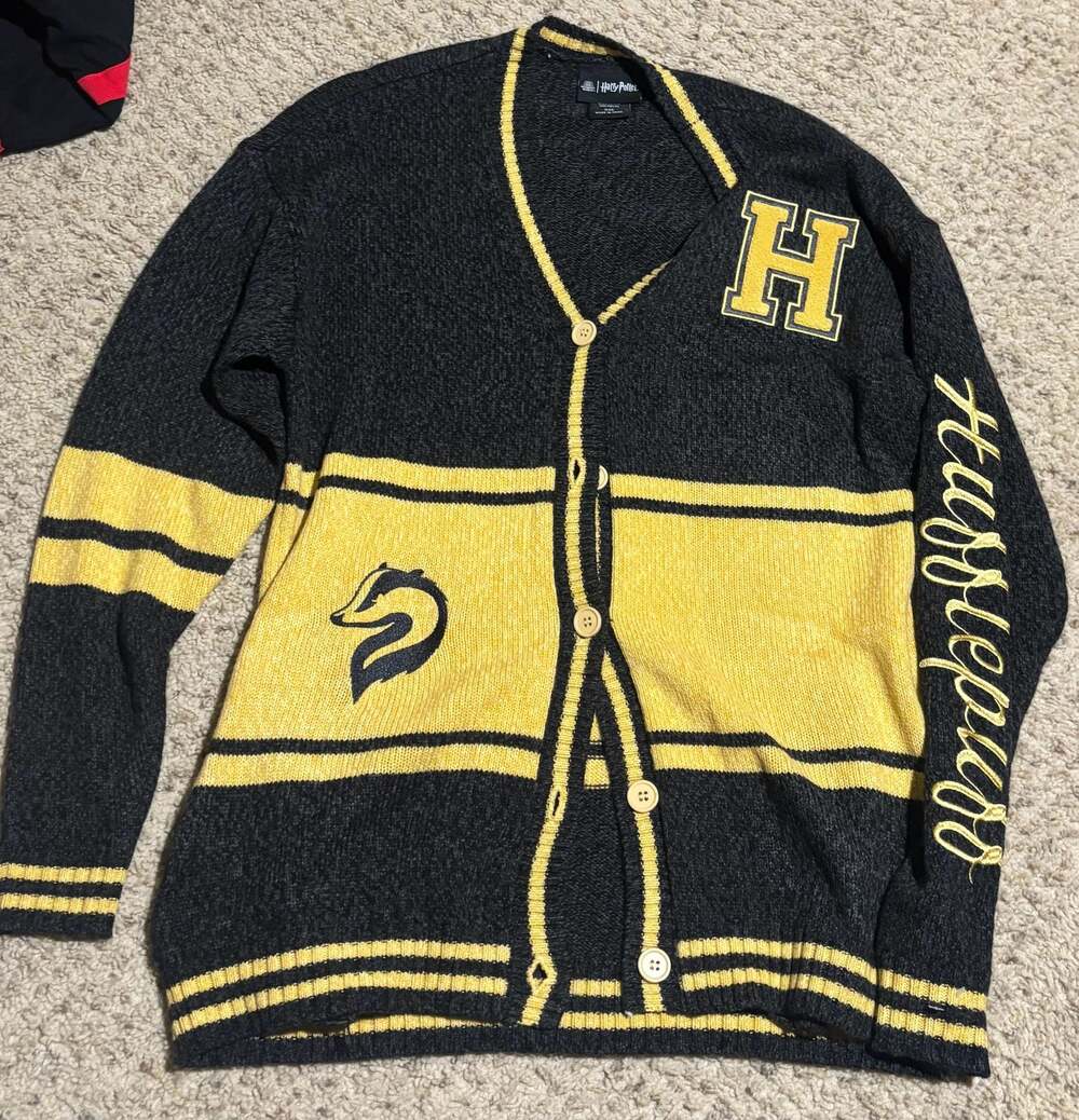 Harry Potter Hufflepuff Varsity Cardigan
